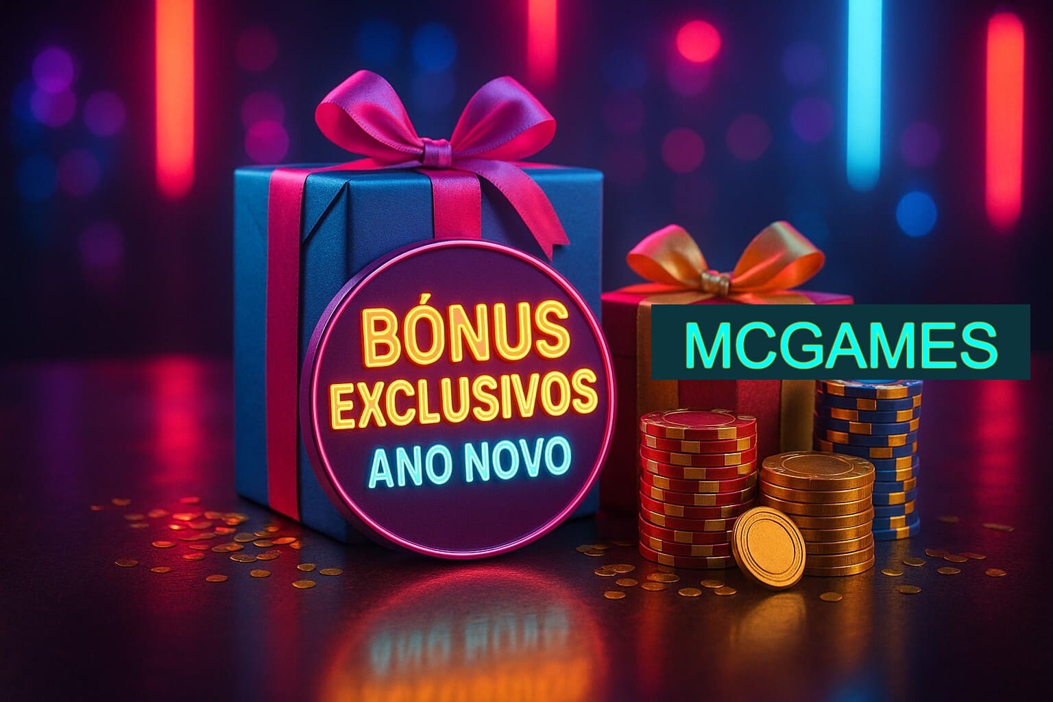 Promoções de Ano Novo no MCGAMES
